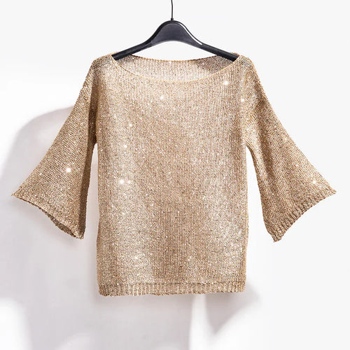 Heidi-Mode | Elegante Paillettenpullover
