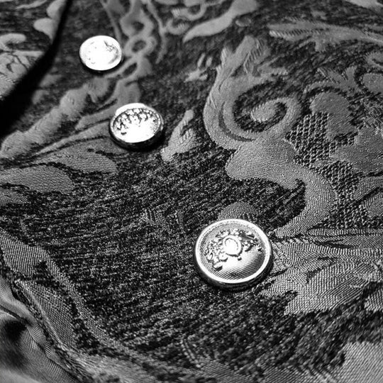 Heidi-Mode | Eleganter schwarzer viktorianischer Frack perfekt für formelle Anlässe