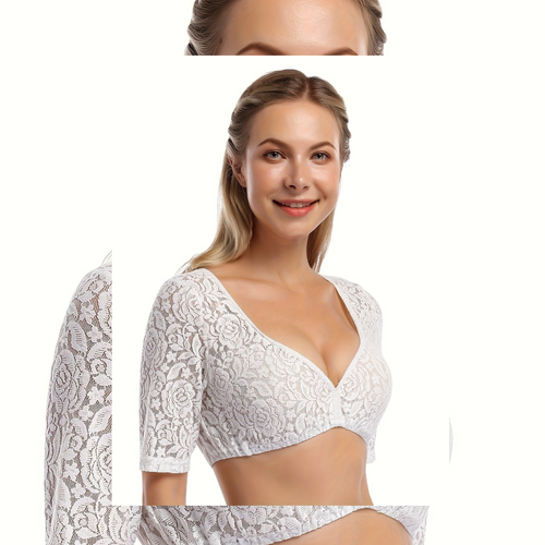 Heidi-Mode | Damen Elegante Oktoberfest Dirndl Bluse 2024