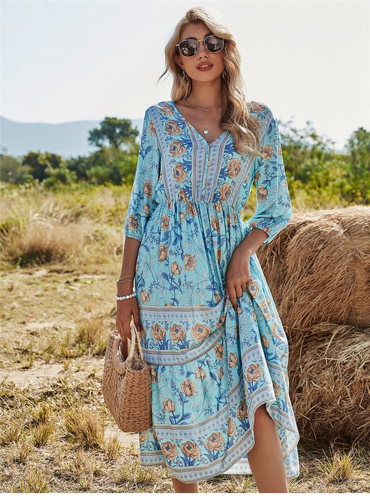Heidi-Mode | Stilvolles Boho Sommerkleid
