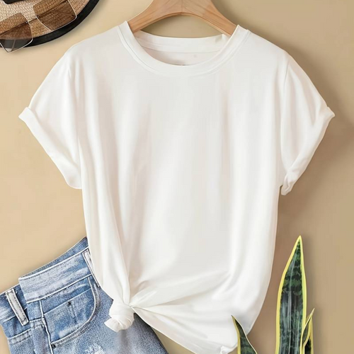 Heidi-Mode | Damen Bequem T-Shirt Rundhals