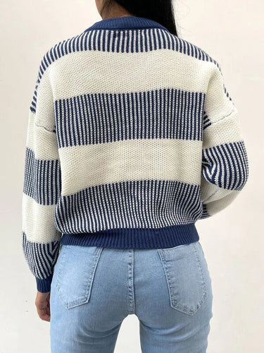 Heidi-Mode | Comfortabele En Stijlvolle Gestreepte Trui Voor Dames