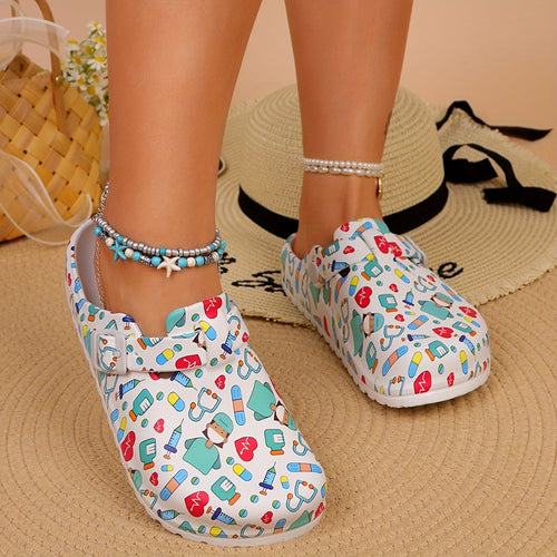 Heidi-Mode | Atmungsaktive und Leichte Rutschfeste Clogs