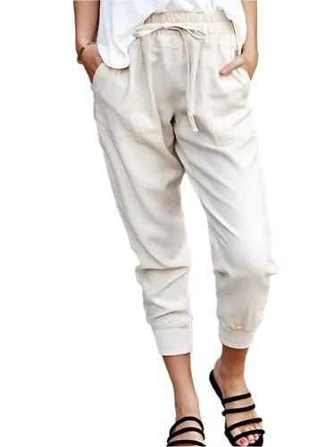 Heidi-Mode | Cotto Leinen Taschenhose Jogger
