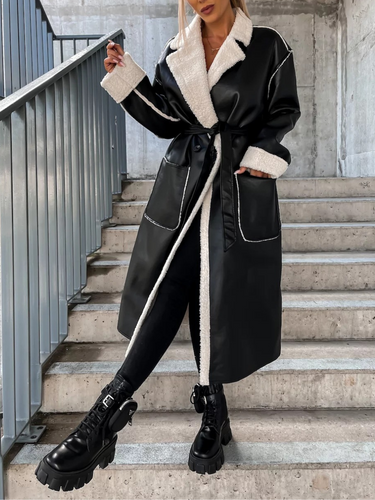 HeidiMode | Eleganter Und Qualitativ Hochwertiger Langer Ledermantel