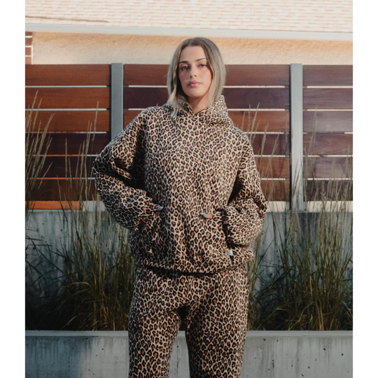 Heidi-Mode | Trendy Leoparden Trainingsanzug