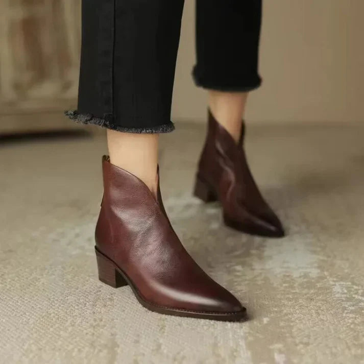 Heidi-Mode | Damen Spitzschuhe ankle boots