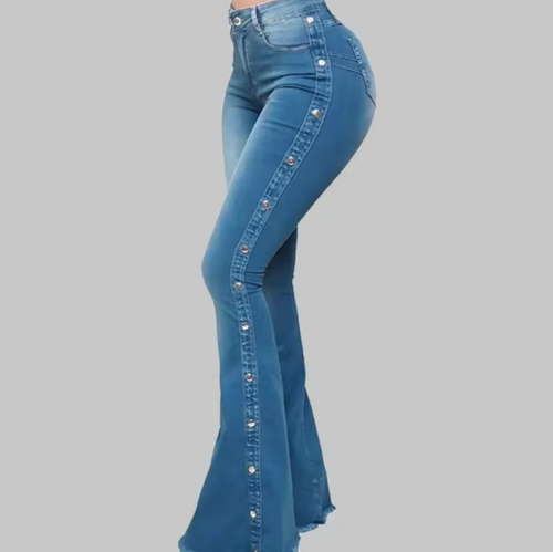 Heidi-Mode | Dehnbare Jeans Schlaghose