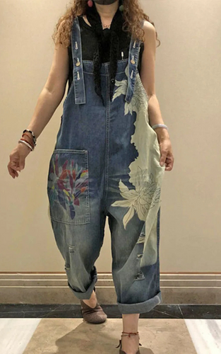 Heidi-Mode | Jeanslatzhose Damen Bohème Stil und Komfort