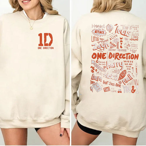 Heidi Mode | One Direction Crewneck Hoodie Alle Alben