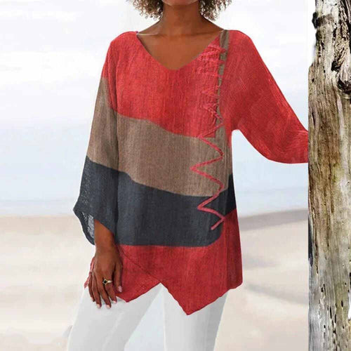 Heidi-Mode | Langärmlige Bluse In Lockere Passform