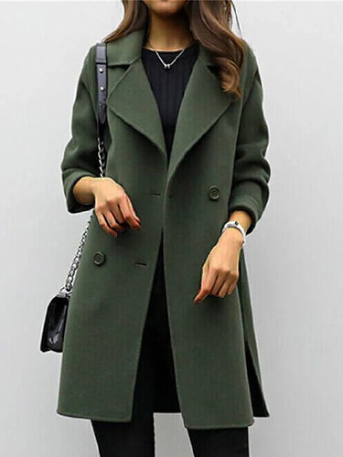 Heidi-Mode | Damenmantel Herbst Winter aus Wolle