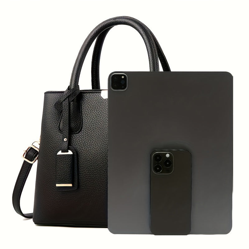 Heidi-Mode – Schicke All Season Geräumige PU Handtasche für Frauen