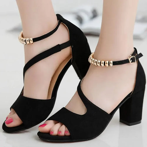 Heidi-Mode | High Heels Bequeme Sandalen
