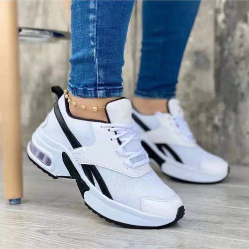 Heidi-Mode | Damen Luftgepolsterte Sohle Sneakers