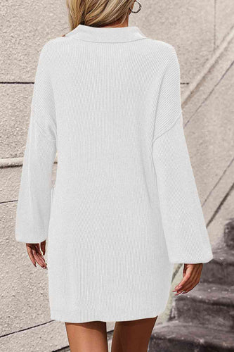 Heidi-Mode | Johnny Kragen Drop Shoulder Sweater Kleid