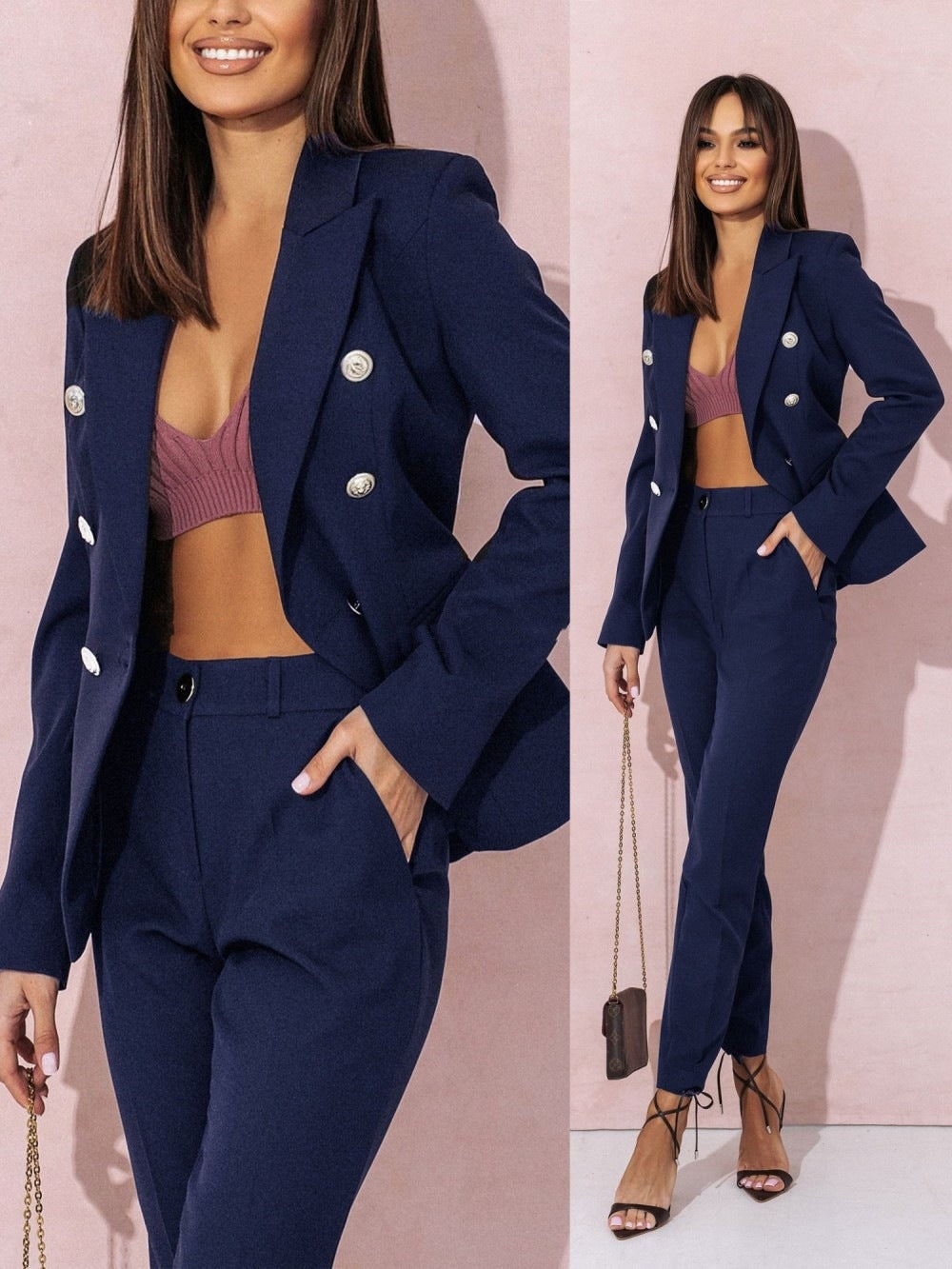 Heidi-Mode | Elegante Blazer und Hosen Set