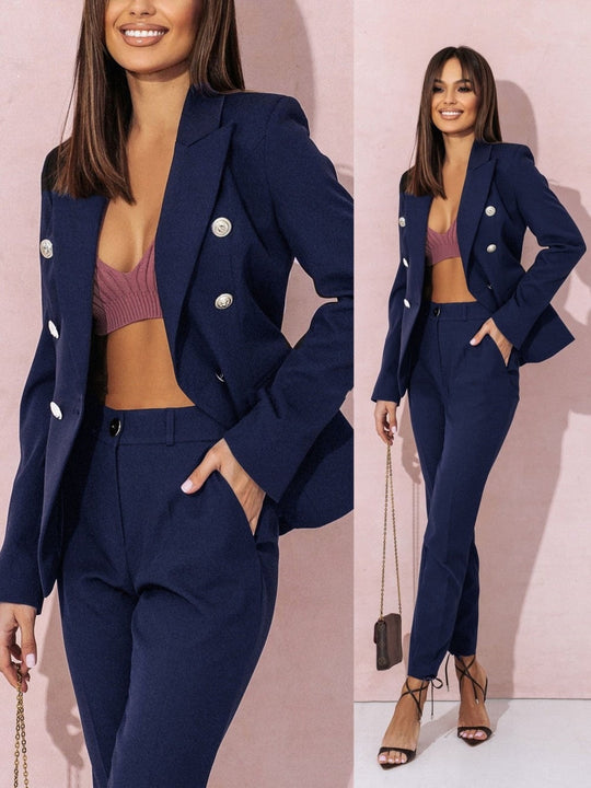 Heidi-Mode | Elegante Blazer und Hosen Set