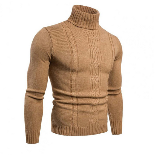 Heidi-Mode | Pullover mit Rollkragen und Zopfmuster Feltmann