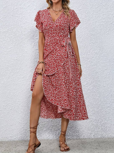wikkeljurk met bloemen