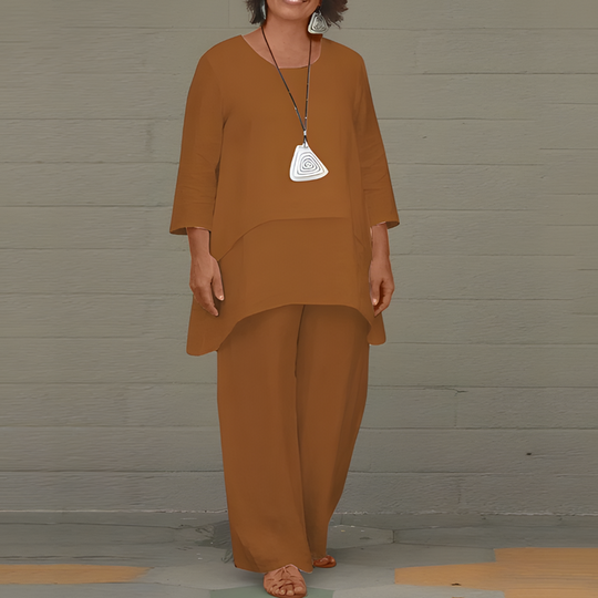 Heidi-Mode | Luxuriöses Damen Zweiteiler-Set