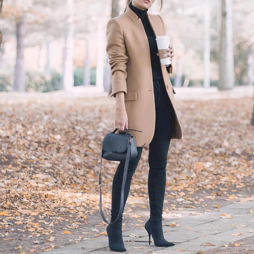 Heidi-Mode | Mantel Damen Lange Trenchcoat