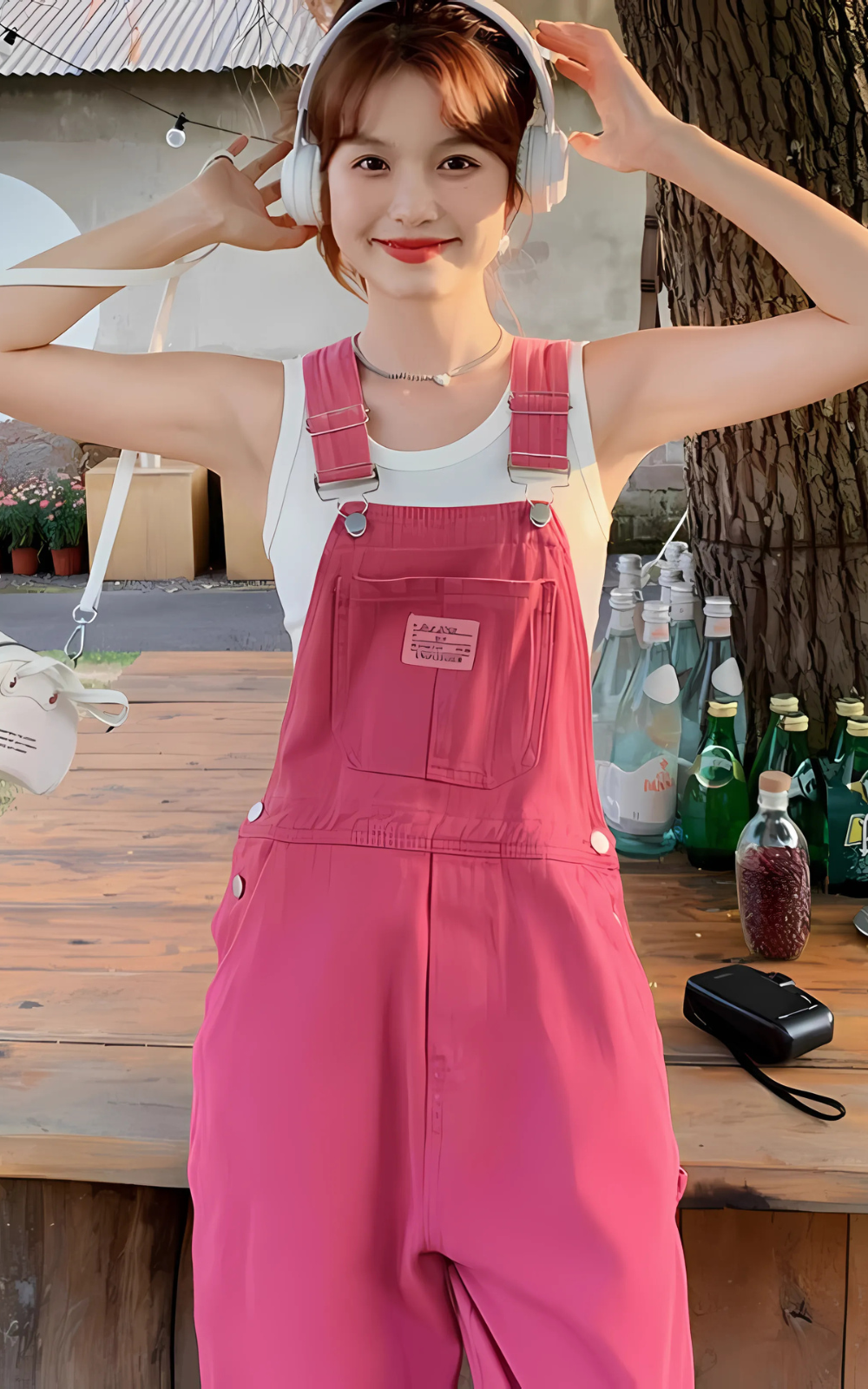 Heidi-Mode | Große Damen in Jeans Rosa Stil Lässig
