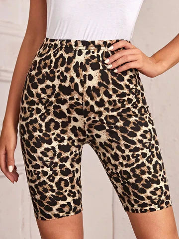 Heidi-Mode | Radsportshort mit Leopardenmuster