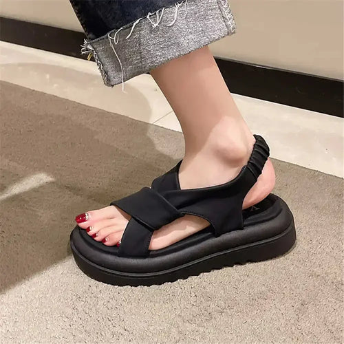 rubberen sandalen