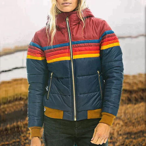 Heidi-Mode | Retro Parka mit Kunstfellkapuze