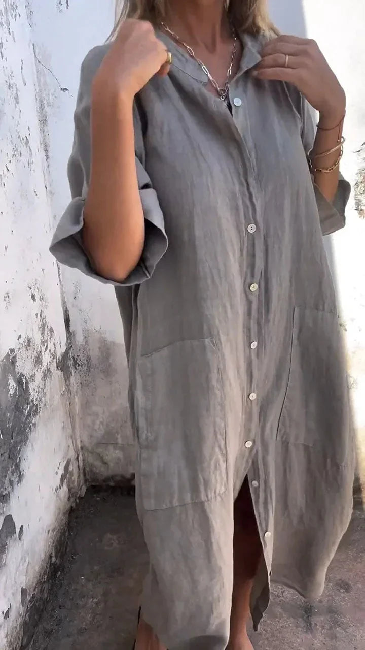 Leichtes Windel-Hemdblusenkleid