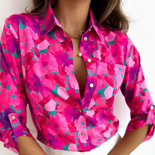 Modernes abstraktes Blusenshirt