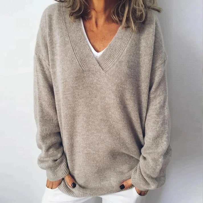 Heidi-Mode - Pullover mit V-Ausschnitt für Damen