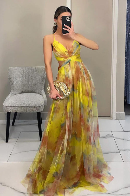 Heidi-Mode | Enchant My Love Print Maxi Kleid