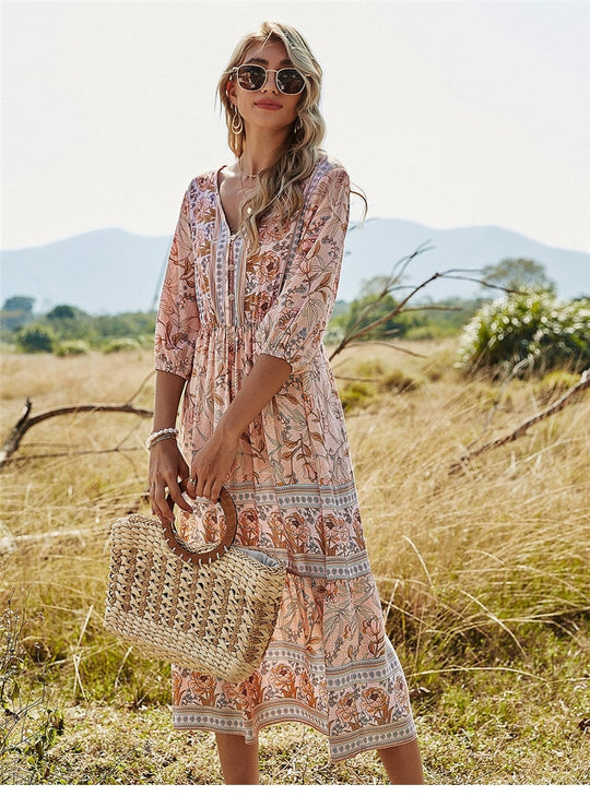 Heidi-Mode | Stilvolles Boho Sommerkleid