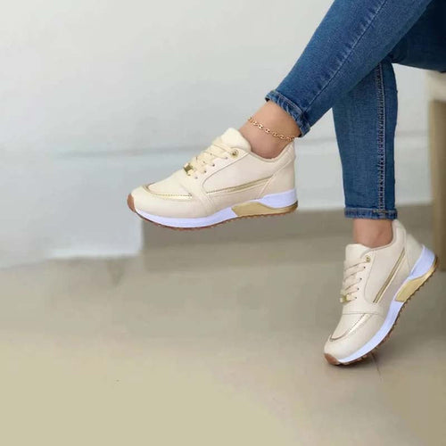 Lässige Plateau-Sneaker