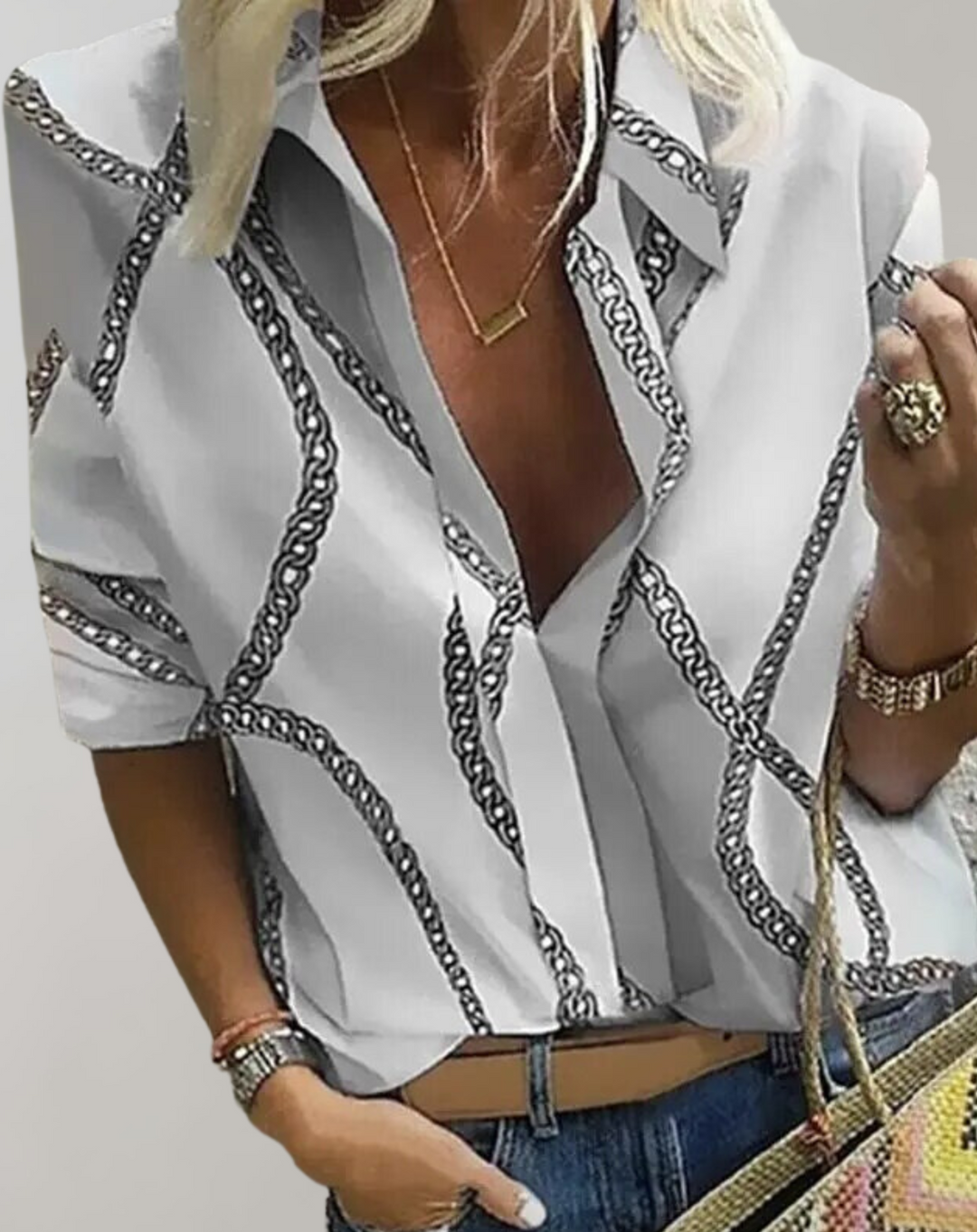 Langarmfreie Bluse für Damen