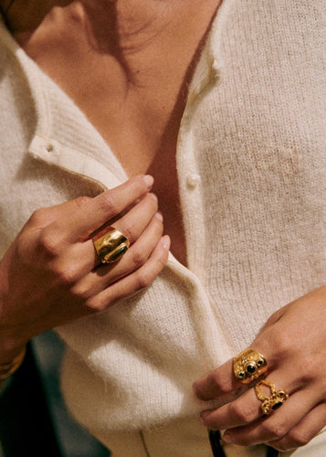 Heidi-Mode | Superweicher Chint-Cardigan mit Knöpfen