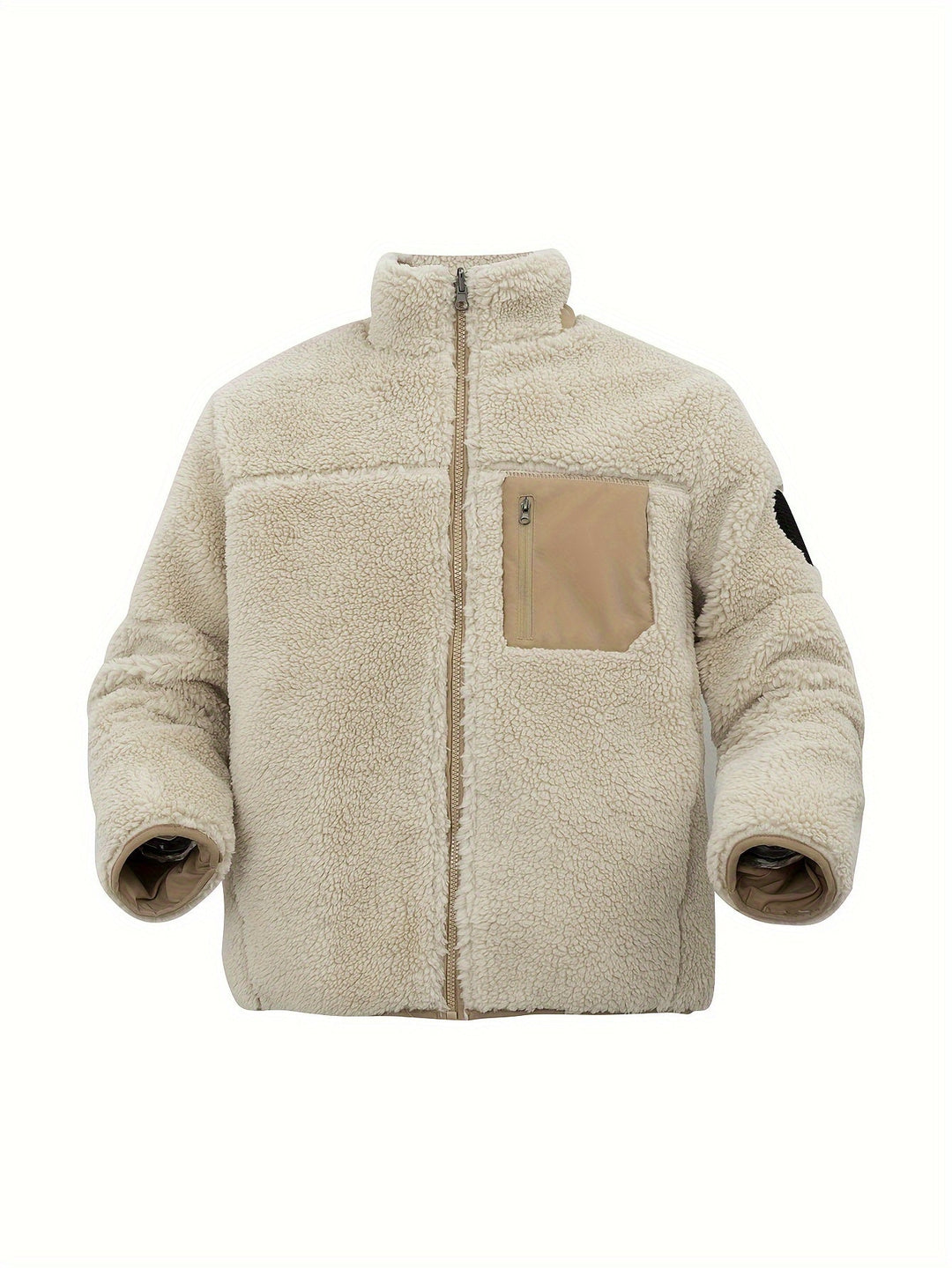 Heidi-Mode | Hoher Hals Winter Teddyjacke