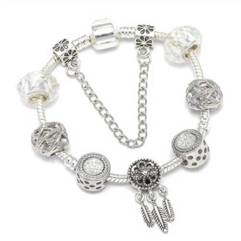 Heidi-Mode | Pfirsichblüten Charme Armband