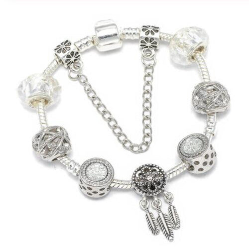 Heidi-Mode | Pfirsichblüten Charme Armband