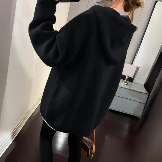 Heidi-Mode | Warmer Hoodie Smiley Print