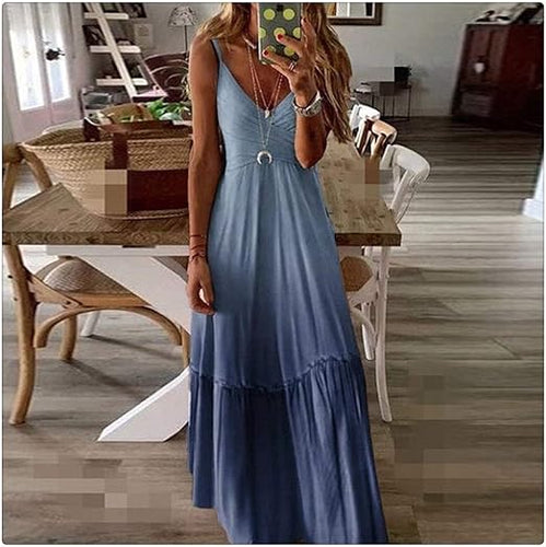 Heidi-Mode | Elegantes und Lässiges Lang Sommerkleid