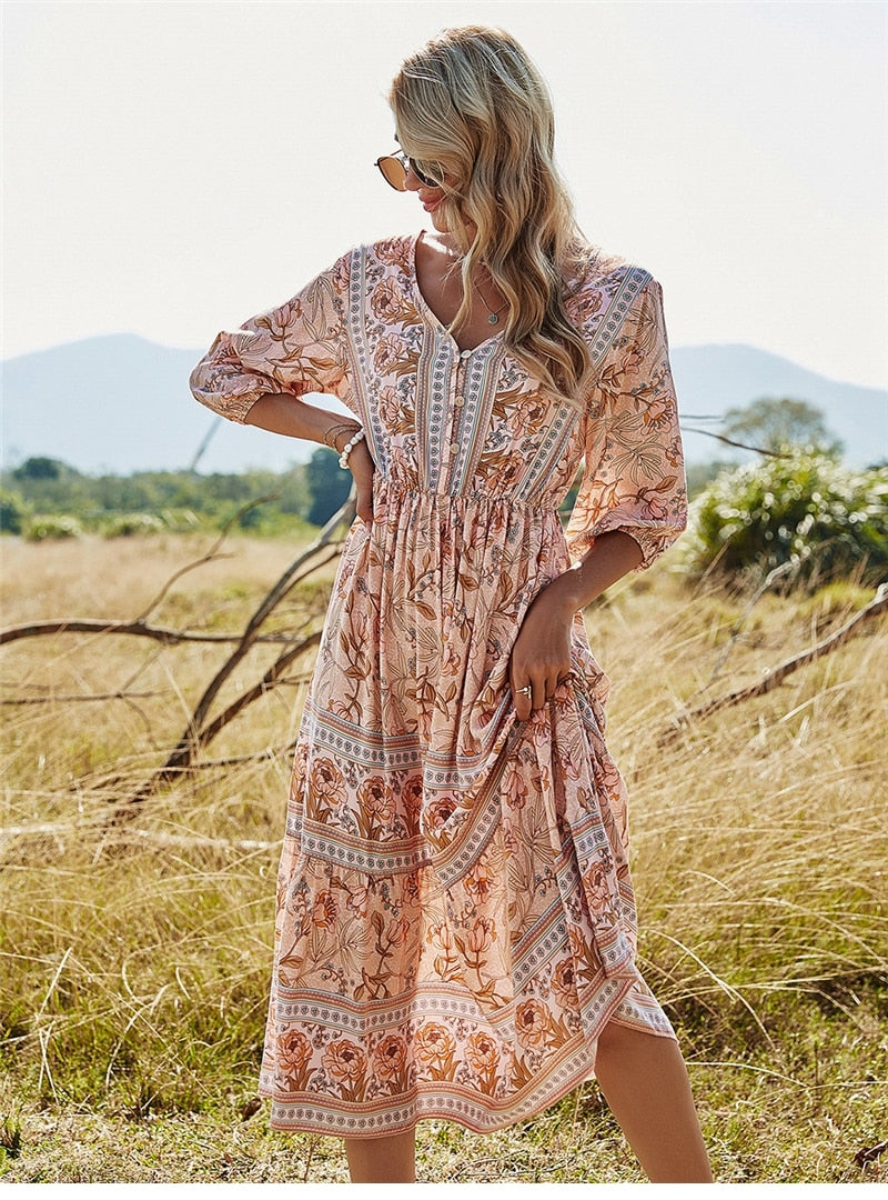 Heidi-Mode | Stilvolles Boho Sommerkleid