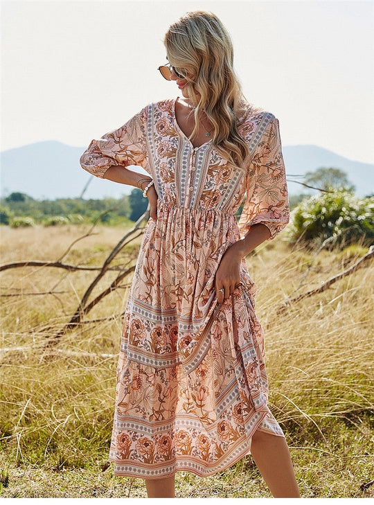 Heidi-Mode | Stilvolles Boho Sommerkleid