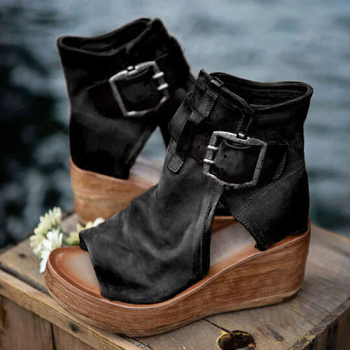 Heidi-Mode | Boho Wedge Sandalen für Frauen