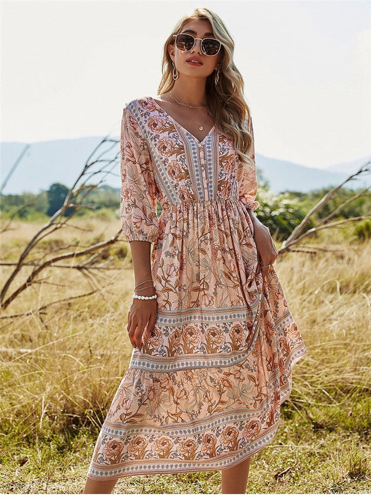 Heidi-Mode | Stilvolles Boho Sommerkleid