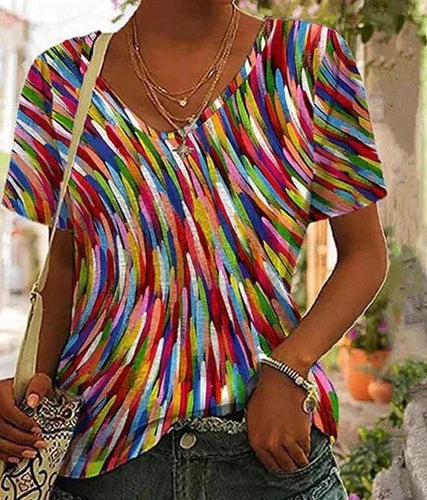 Buntes Freizeit-Top