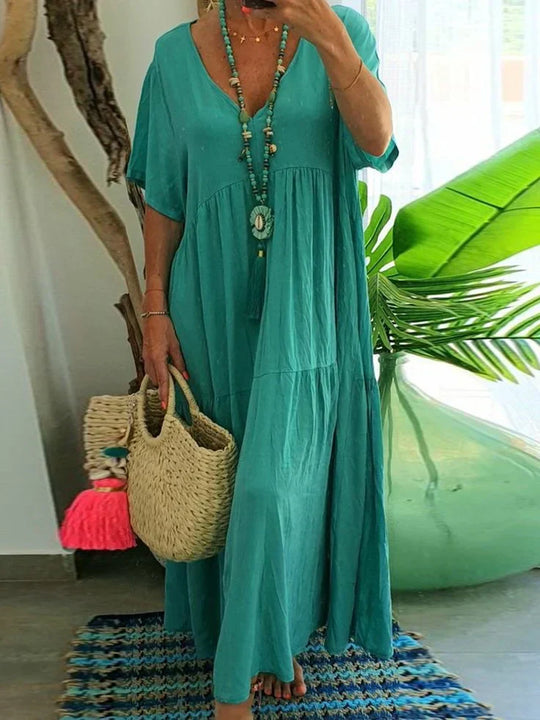Lässiges langes Kleid für Damen
