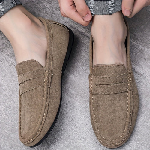 Heidi-Mode | Einfarbige Slipper Penny Loafer Schuhe